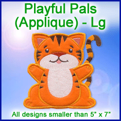 A Playful Pals (Applique) Design Pack