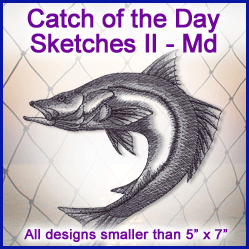 A Catch of the Day Sketches II Design Pack