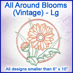 A All Around Blooms (Vintage) Design Pack