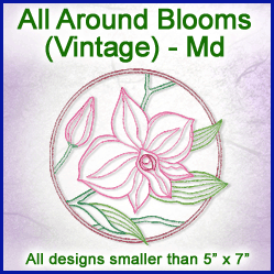 A All Around Blooms (Vintage) Design Pack