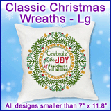 A Classic Christmas Wreaths Design Pack
