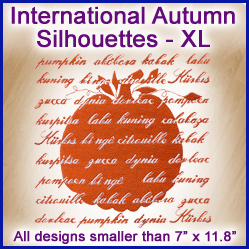 A International Autumn Silhouettes Design Pack