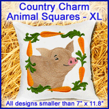 A Country Charm Animal Squares Design Pack