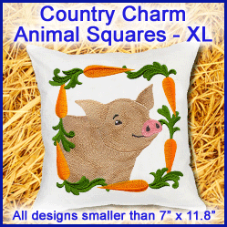 A Country Charm Animal Squares Design Pack