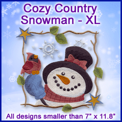 A Cozy Country Snowman Design Pack