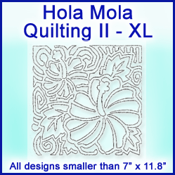 A Hola Mola Quilting II Design Pack