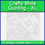 A Crafty Mola Quilting Design Pack