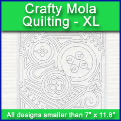A Crafty Mola Quilting Design Pack