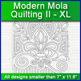 A Modern Mola Quilting II Design Pack