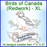 A Birds of Canada (Redwork) Design Pack