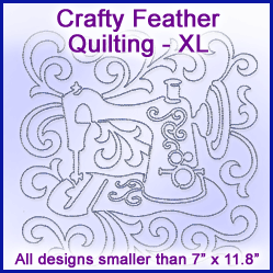 A Crafty Feather Quilting Design Pack