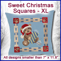 A Sweet Christmas Squares Design Pack