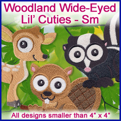 A Woodland Wide-Eyed Lil' Cuties Design Pack