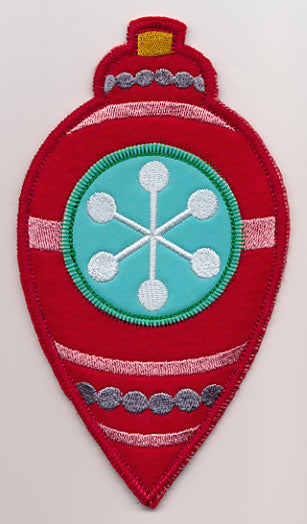 Holiday Ornament 1 Silverware Holder (In-the-Hoop)