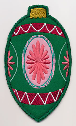 Holiday Ornament 2 Silverware Holder (In-the-Hoop)