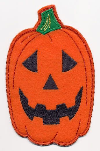 Jack-o-Lantern Silverware Holder (In-the-Hoop)