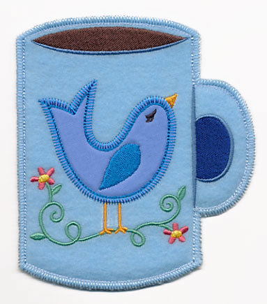 Coffee Cup Silverware Holder (In-the-Hoop)