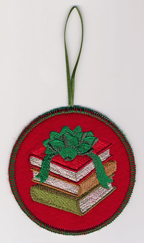 Read a Little Christmas Story - Books Ornament (In-the-Hoop)