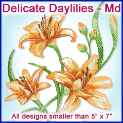 A Delicate Daylilies Design Pack