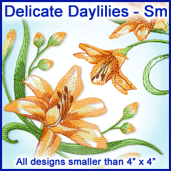 A Delicate Daylilies Design Pack