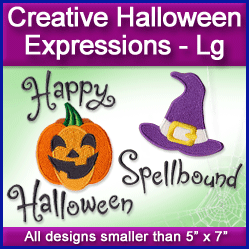 A Creative Halloween Expressions Design Pack