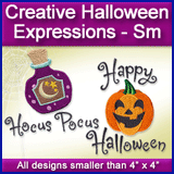 A Creative Halloween Expressions Design Pack