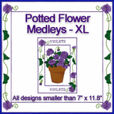 A Potted Flower Medleys Design Pack