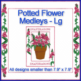 A Potted Flower Medleys Design Pack