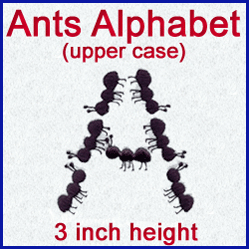 A Ant Alphabet Design Pack