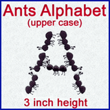 A Ant Alphabet Design Pack