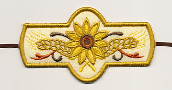 Bright Harvest Sunflower Napkin Ring (In-the-Hoop)