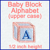 A Baby Block Alphabet Design Pack