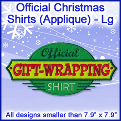 A Official Christmas Shirts (Applique) Design Pack
