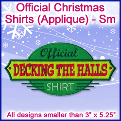 A Official Christmas Shirts (Applique) Design Pack