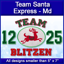 A Team Santa Express Design Pack