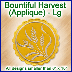 A Bountiful Harvest (Applique) Design Pack