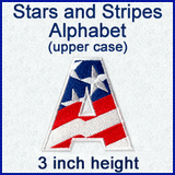 A Stars & Stripes Alphabet Design Pack