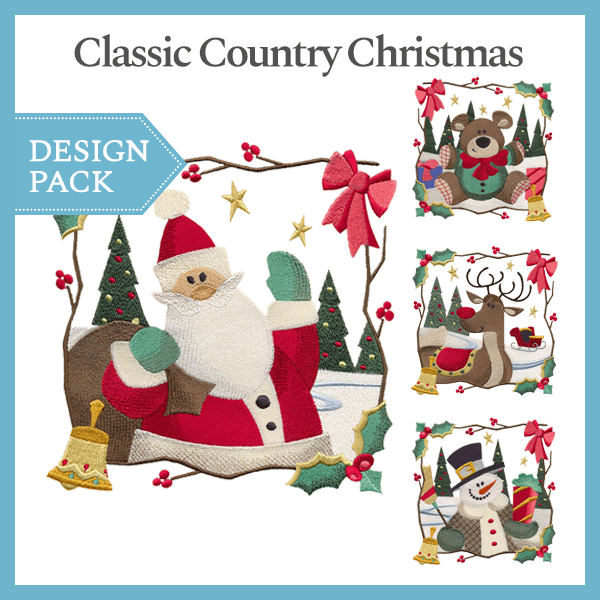 A Classic Country Christmas Design Pack