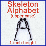 A Skeleton Alphabet Design Pack