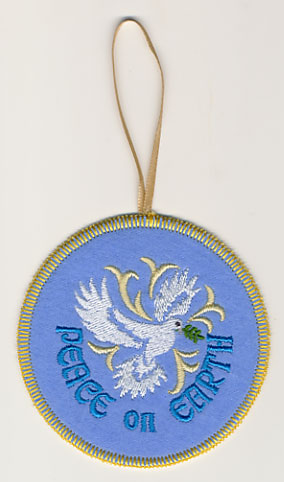 Peace on Earth Ornament (In-the-Hoop)