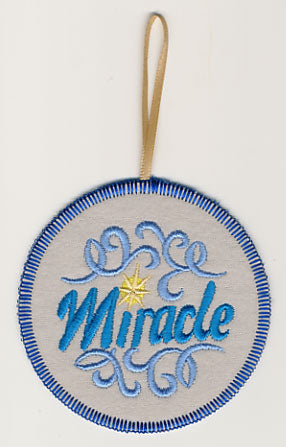 Christmas Miracle Ornament (In-the-Hoop)