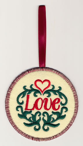 Love Ornament (In-the-Hoop)