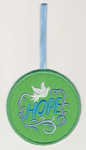 Hope Ornament (In-the-Hoop)