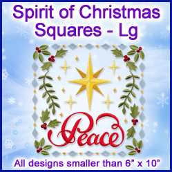 A Spirit of Christmas Squares Design Pack