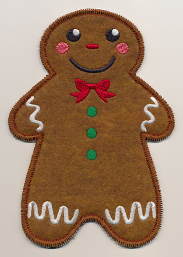 Gingerbread Silverware Holder (In-the-Hoop)