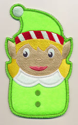 Girl Elf Silverware Holder (In-the-Hoop)