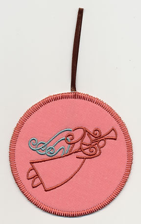 Art Nouveau Angel Ornament (In-the-Hoop)