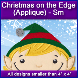A Christmas on the Edge (Applique) Design Pack