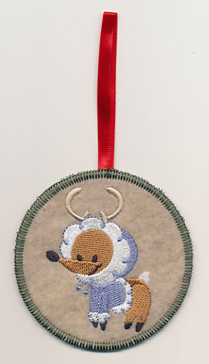 Baby Reindeer Vixen Ornament (In-the-Hoop)