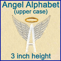 A Angel Alphabet Design Pack